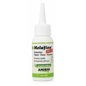 Melaflon protection chien tiques puces acariens 50 ml anibio