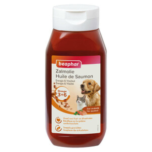 Huile de saumon chien et chat beaphar