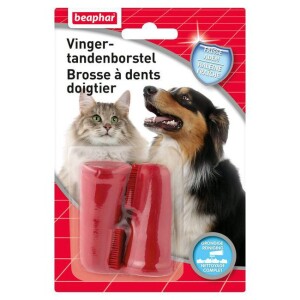 Brosse à dents doigtier chien et chat beaphar