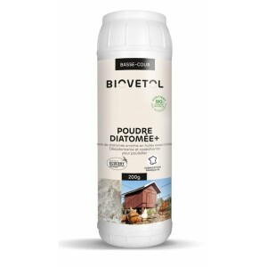 Poudre de terre de diatomée bio 200 g biovetol