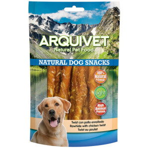 Os à mâcher light twist au poulet 13 cm 100 g arquivet