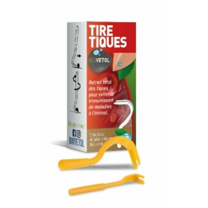 Tire-tiques en boite de 2 biovétol