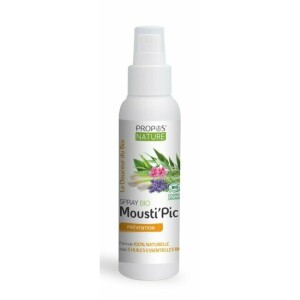 Spray mousti'pic bio anti moustiques 100 ml propos nature