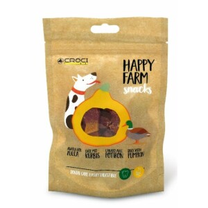 Snacks canard potiron happy farm 80 g par croci