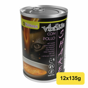 Soupe sans céréales chaton vibrisse shake 12 x 135 g