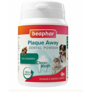 Poudre dentaire 100 % naturelle chien et chat 80 g par beaphar