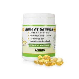 Huile de saumon 180 capsules anibio