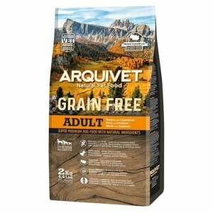 Croquettes chien grain free dinde légumes 2 kg arquivet