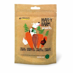 Snack poulet et carottes happy farm 80 g par croci