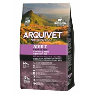 Croquettes chien agneau riz 3 kg arquivet