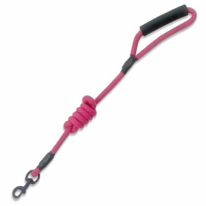 Laisse rose pour harnais ou collier 120 cm arquivet