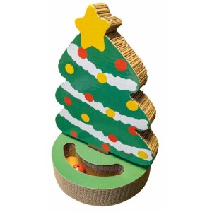 Griffoir carton arbre de noël par croci