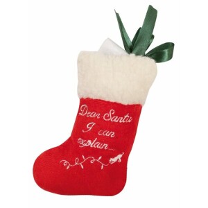 Chaussette de noël pour chat par croci