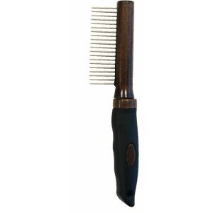 Peigne professionnel dents moyennes vintage barbershop avec coffret croci