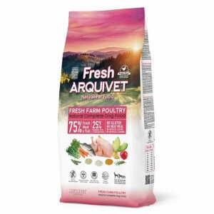 Croquettes chien semi-humide fresh farm poultry 10 kg arquivet