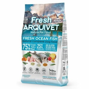 Croquettes chien semi-humide fresh ocean fish 2.5 kg arquivet