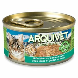 Filets pour chat en sauce au thon sans céréales 6 x 80 g arquivet