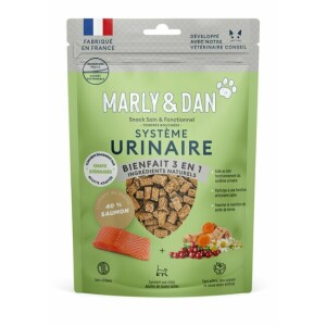 Bouchées système urinaire pour chat 40 g marly et dan