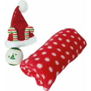 Coffret cadeau de noël pour chien 3 pièces par croci