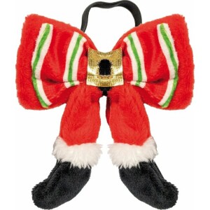 Noeud papillon père noël pour chien par croci
