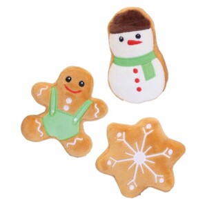 Peluche doudou de noël biscuits pain d'épices par croci
