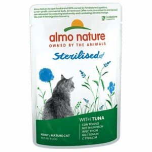 Pâtée naturelle pour chat sterilised 6 x 70 g almo nature