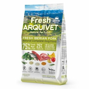 Croquettes chien semi-humide fresh porc ibérique 10 kg arquivet