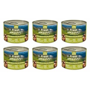 Pâtée boulettes mini porc ibérique citrouille haricots verts 6 x 200 g arquivet