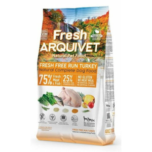 Croquettes chien semi-humide fresh dinde fraîche 2.5 kg arquivet
