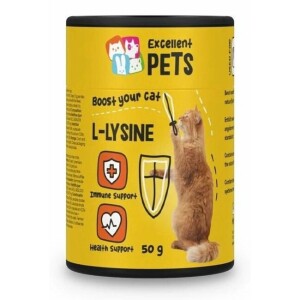 L-lysine système immunitaire du chat 50 g excellent pet