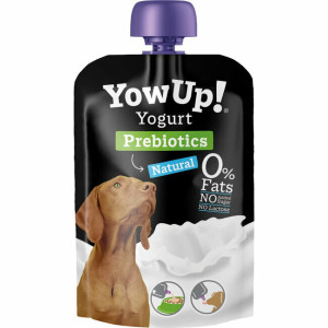 Yaourt naturel prebiotics sans lactose pour chien 115 g yow up