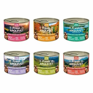 Pâtée boulettes mini chien poulet boeuf porc canard agneau dinde 6 x 200 g arquivet