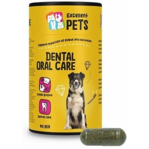Dental oral care chien tartre mauvaise haleine 90 gélules excellent pets