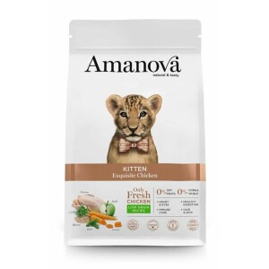 Croquettes chaton poulet frais 1.5 kg amanova