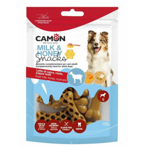 Snacks pour chien lait de chèvre, miel et gelée royale 150 g camon