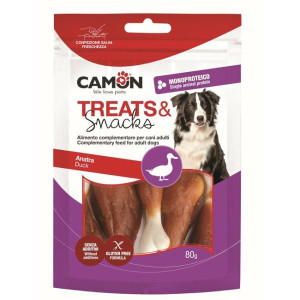 Snacks cuisses de canard pour chien 80 g camon