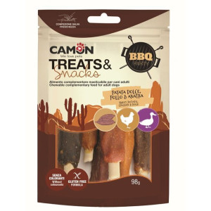 Snacks ribs poulet et canard pour chien camon