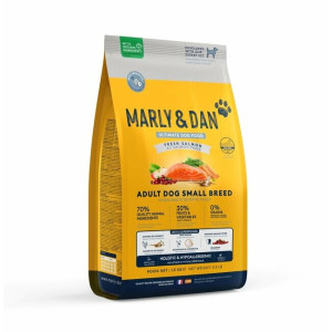 Croquettes chien adulte petite taille saumon frais 1.5 kg marly et dan