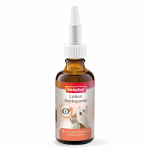 Lotion nettoyante des yeux et paupières chien et chat 50 ml beaphar