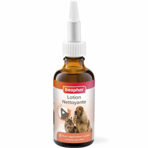 Lotion nettoyante des oreilles chien et chat 50 ml beaphar