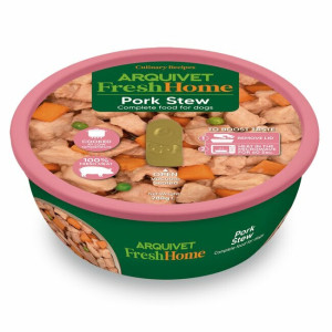 Plat mijoté de porc recette maison pour chien 100% naturel sans céréales 280 g arquivet