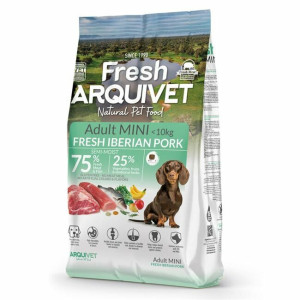 Croquettes semi-humide petit chien adult mini fresh porc ibérique 2.5 kg arquivet