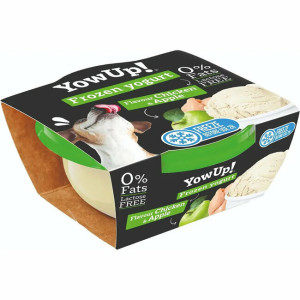 Yaourt glacé pomme poulet chien chat sans lactose 110 g yowup
