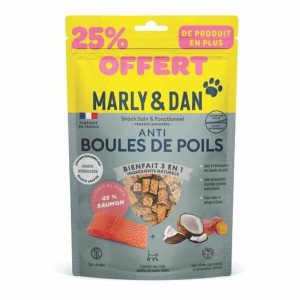 Bouchées anti boules de poils pour chat 40 g + 25 % marly et dan