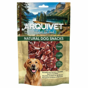 Bouchées de boeuf et de morue light pour chien 100 g arquivet