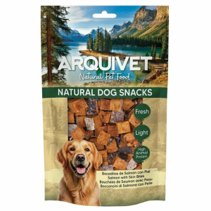 Bouchées de saumon light pour chien 100 g arquivet