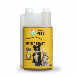 Oméga 3 et 6 végétalien chien chat lapin rongeur 1 litre excellent pets