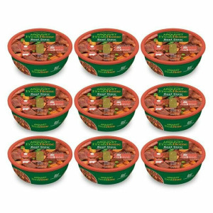 Plat mijoté de boeuf recette maison pour chien 100% naturel sans céréales 9 x 280 g arquivet