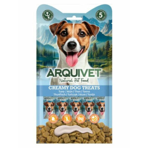 Snacks crémeux pour chien au thon 5 x 14 g arquivet