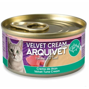 Velouté crémeux de thon pour chat velvet cream 6 x 80 g arquivet